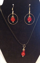 Load image into Gallery viewer, Blue Glass Necklace Set | LeMcK Design Studio