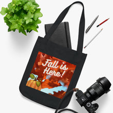 Load image into Gallery viewer, Fall is Here Canvas Tote Bag