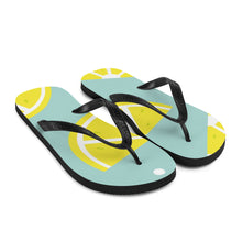 Load image into Gallery viewer, Lemon Flip-Flops