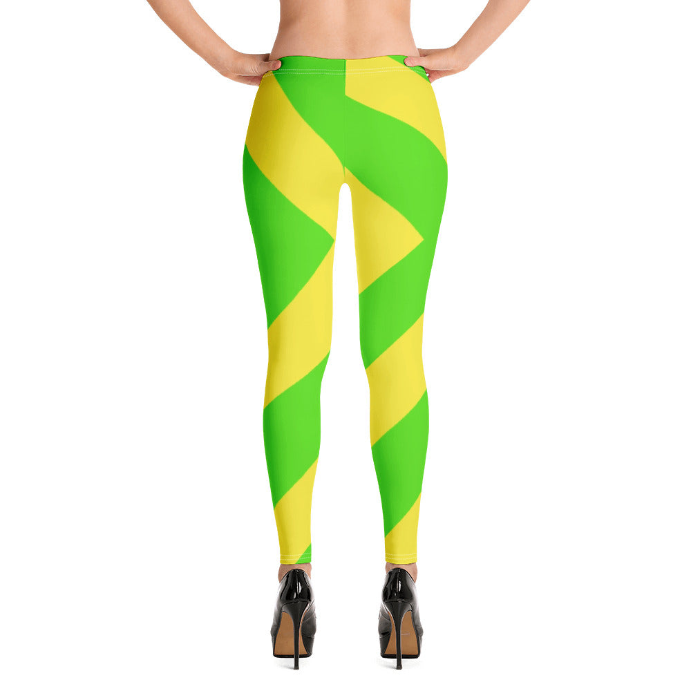 Yellow & Green Leggings